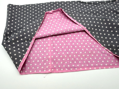 Stillschal loop schwarz rosa - stillschal, schwarz/rosa