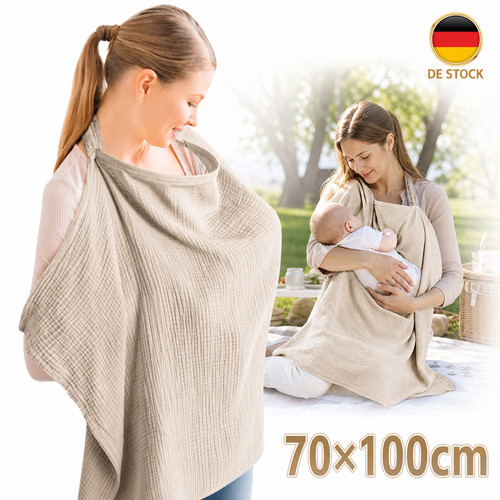 Stillschal musselin baumwolle - musselin,