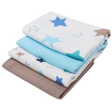 4er Set Spucktuch Mullwindel