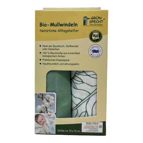 Grünspecht bio mullwindeln - grÜnspecht, bio-mullwindeln